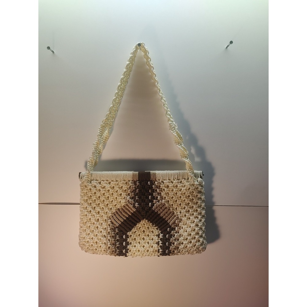Women's Macrame Style Handbag - Picture 5 of 8